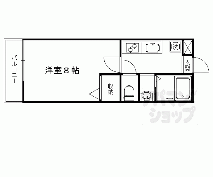 【セントポーリア円町】間取