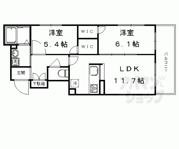 【メゾン東高田】間取