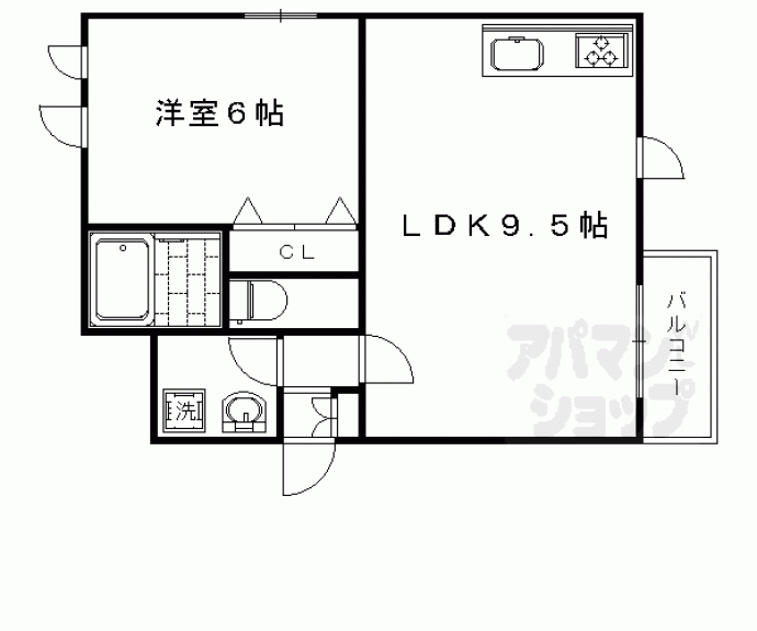 【メゾン・宇多野】間取