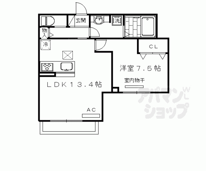 【セジュールＫＯＴＯ】間取