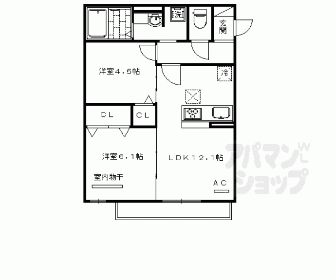 【セジュールKOTO】間取