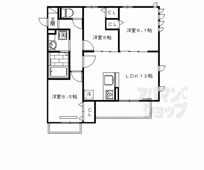 【セジュールＫＯＴＯ】間取