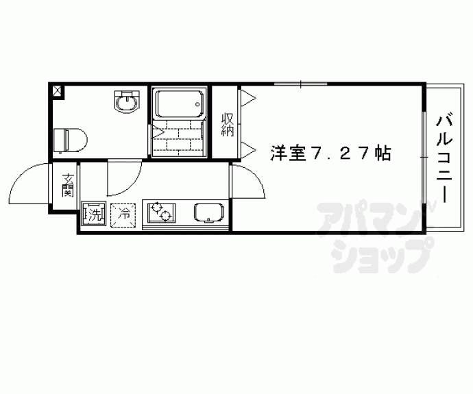 【Ｖ－ｓｔｙｌｅ西院】間取