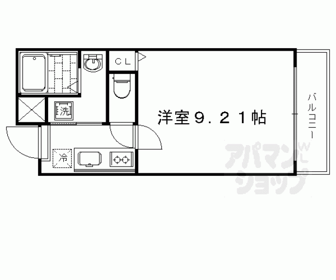 【フラッティ花園春日】間取