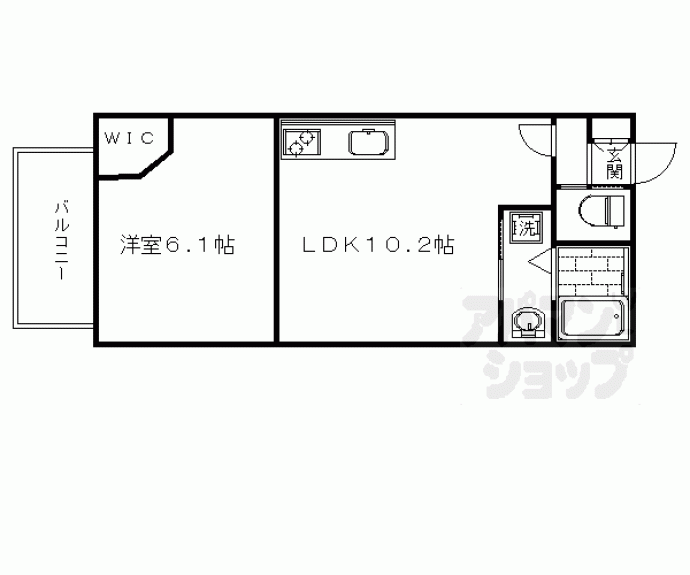 【ヴィーブル壬生】間取