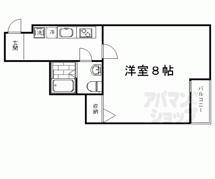 【リエール円町】間取