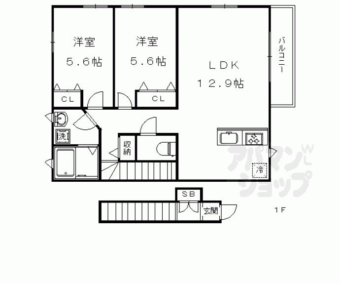 【プロヌーブ広沢】間取