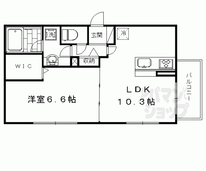 【コア・ジュピター円町】間取