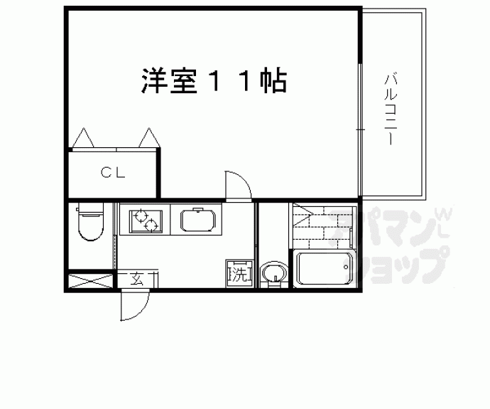 【リエール太秦安井】間取