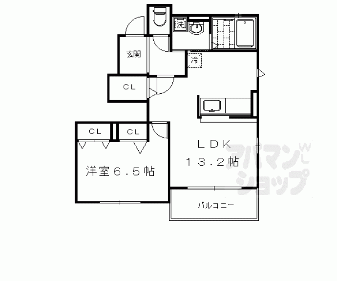 【LA・VITAROSA】間取