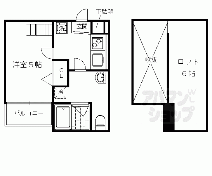 【ＣＡＳＡ　Ｒ　西ノ京】間取