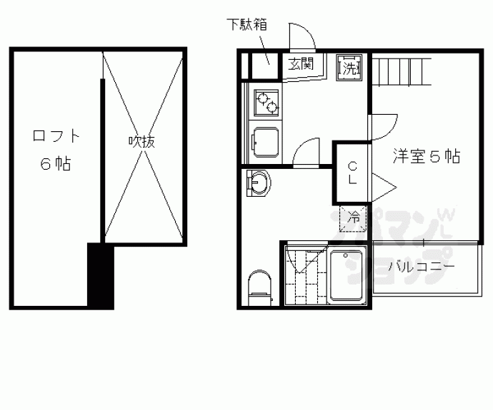 【ＣＡＳＡ　Ｒ　西ノ京】間取