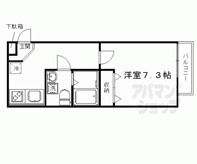 【A・CORSO太秦】間取