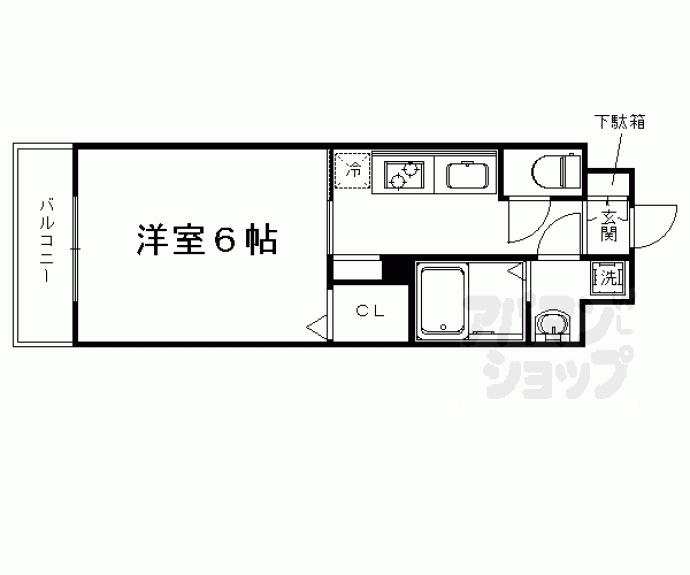 【アクアプレイス京都西院】間取