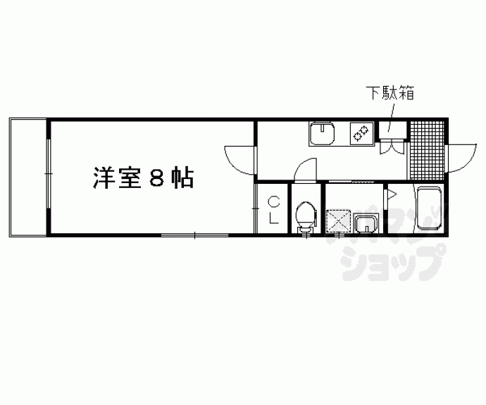 【山ノ内中畑町マンション】間取