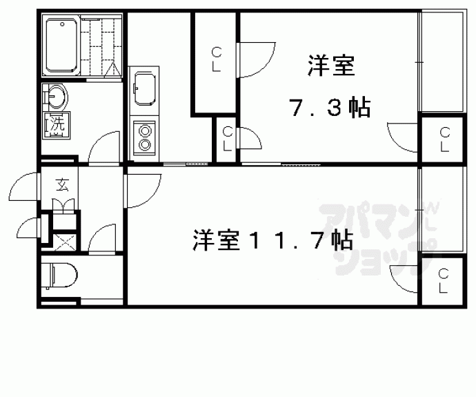 【レオネクストうずまさ】間取
