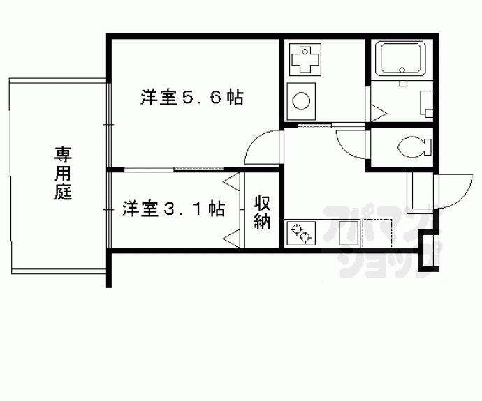 【nico西京極】間取