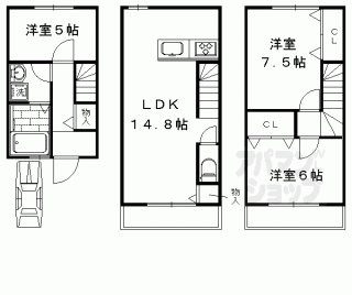 【西ノ京内畑町２５－２０貸家】