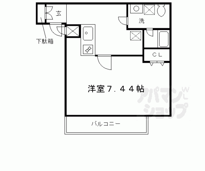 【GRANGE京都円町】間取