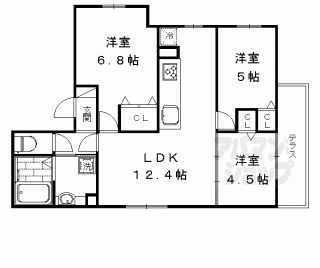 【ルピナス嵯峨Ａ棟】