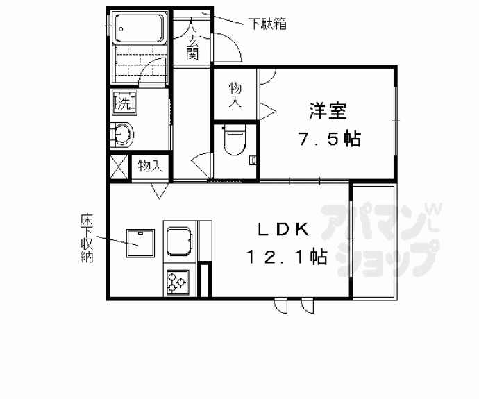 【シャーメゾンメープル】間取