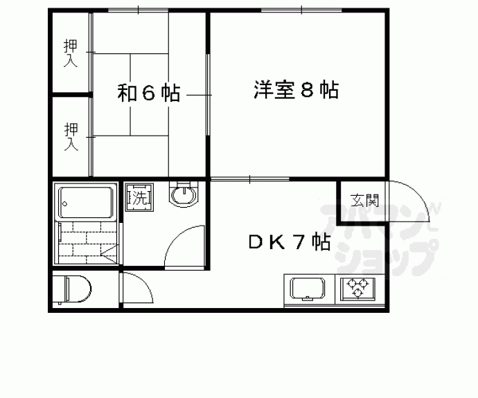 【シャローム石田】間取
