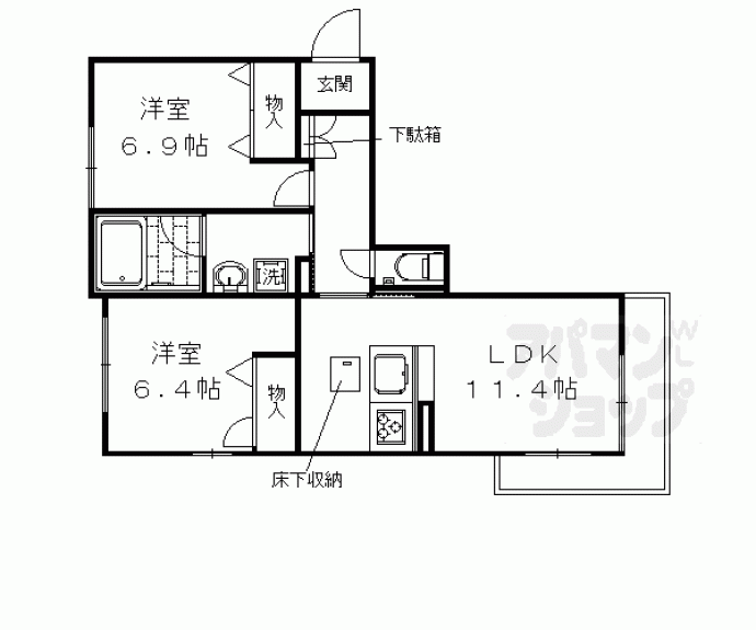 【オーク常盤】間取
