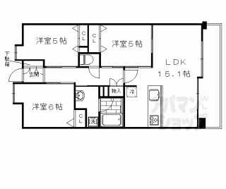 【パラドール四条山ノ内ウエストシティ】