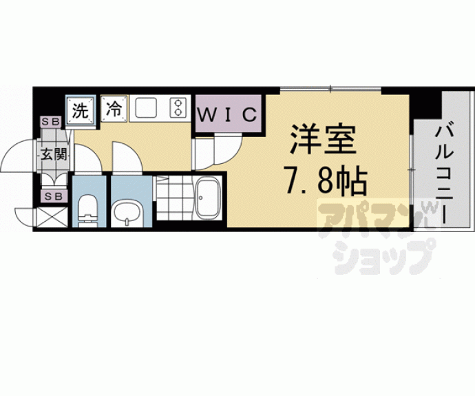 【アスヴェル京都壬生WEST】間取