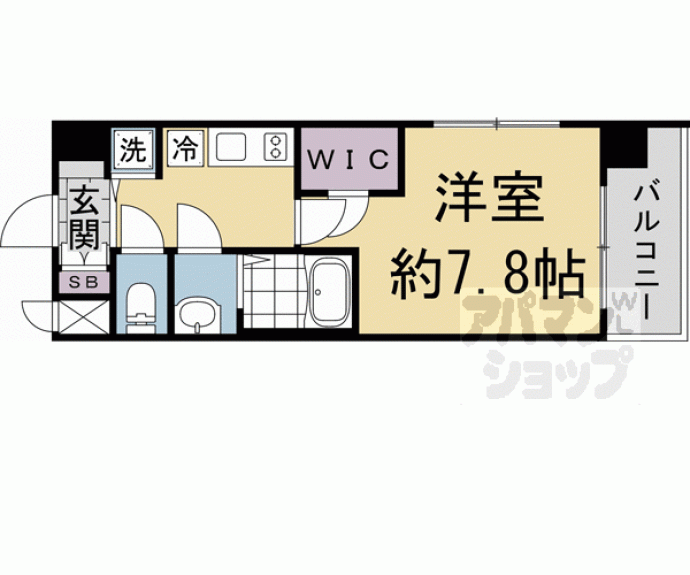 【アスヴェル京都壬生EAST/WEST】間取