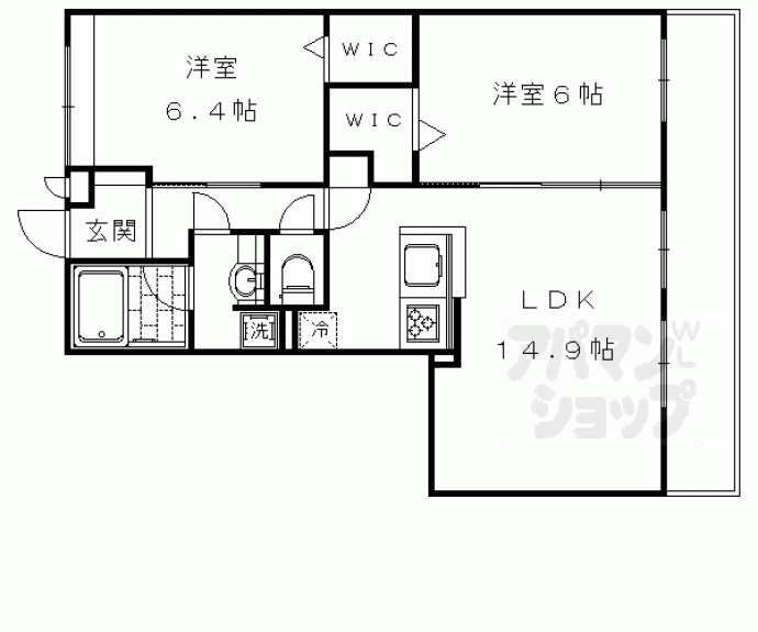 【Ｂｎｅｘｔ　嵯峨】間取