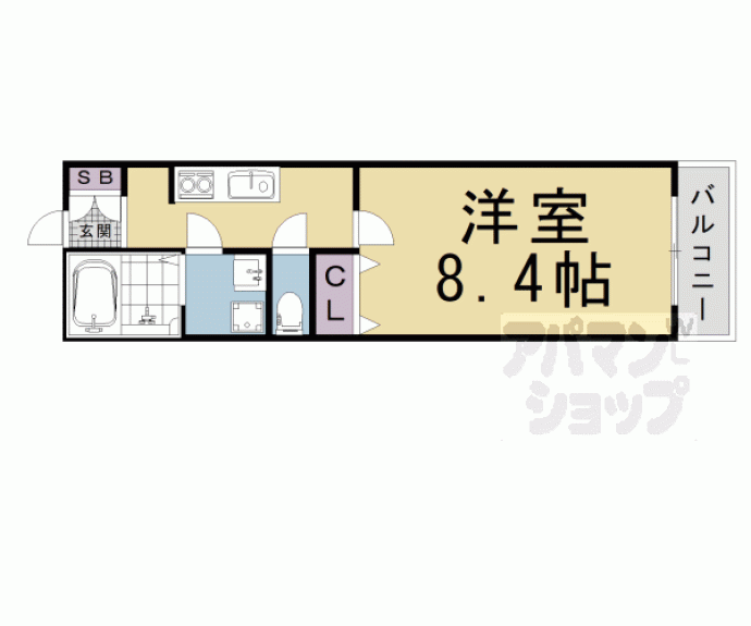 【フェリーチェ御池】間取