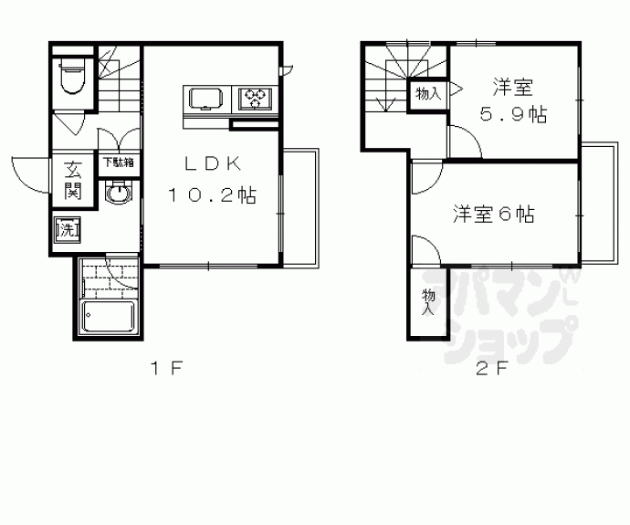 【Ａｒｖｏ壬生森町】間取