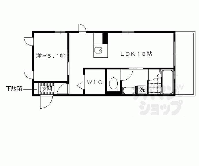 【フォレスト桃山筑前台】間取