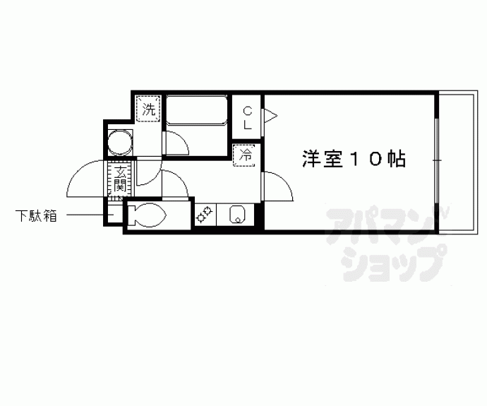 【コンフォールドミールＫ】間取