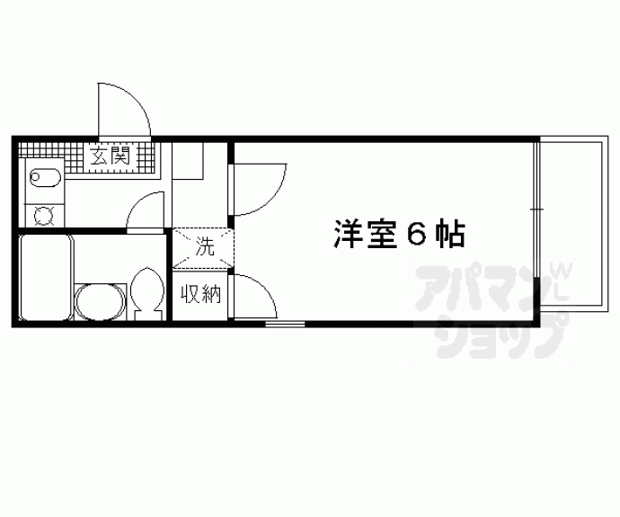 【レオパレスＲＸ淀】間取
