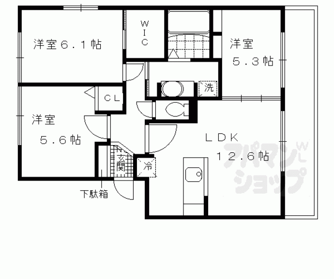 【リバーフロント鴨川】間取