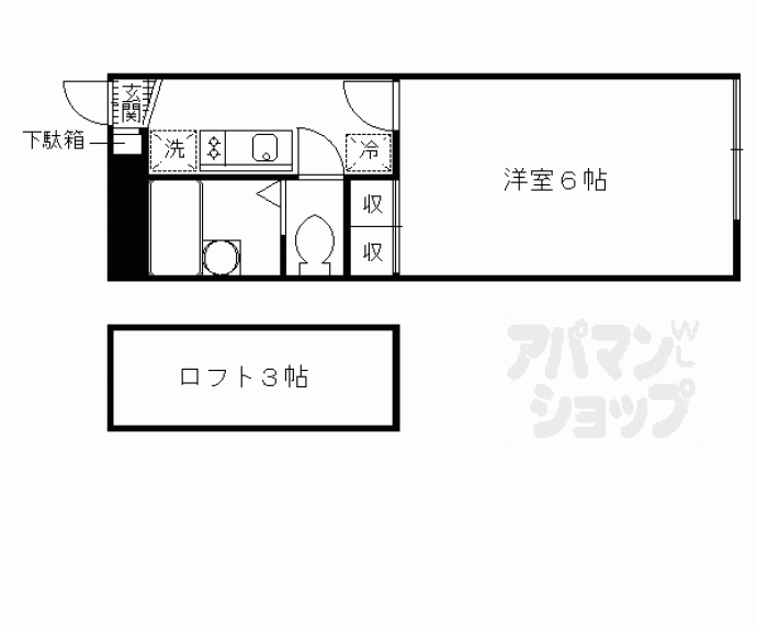 【レオパレス淀コンフォート】間取