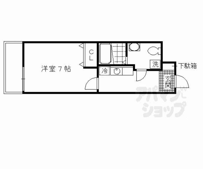 【アルバローザ京都】間取