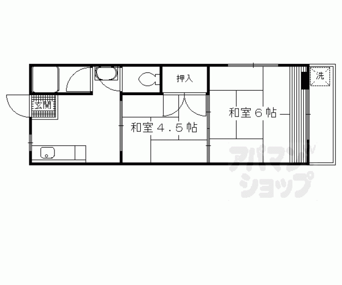 【御園ハイツ】間取
