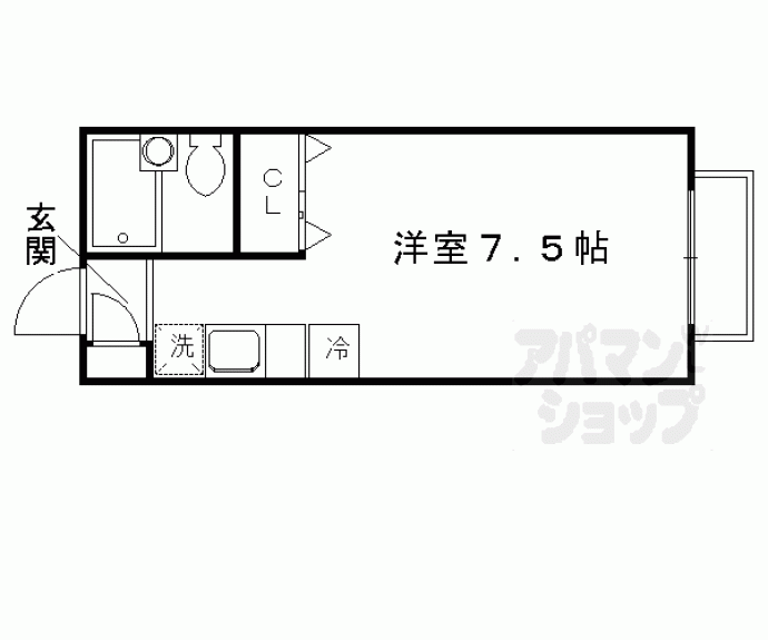 【メゾン藤森　Ｂ棟】間取