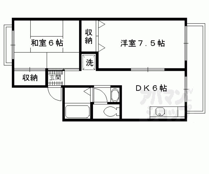 【セジュール・レポゼ】間取