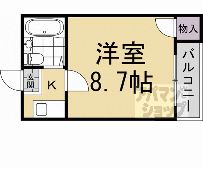 【ハイツすぎさⅡ】間取