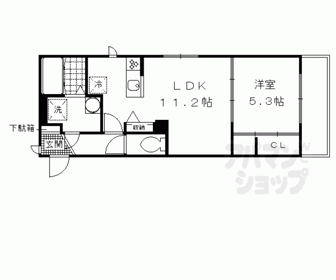 【フローラ城南】間取