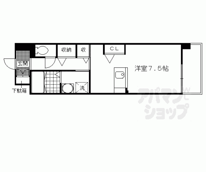 【ＥＸＥ　ＶＩＬＬＡ　ＷＥＳＴ】間取