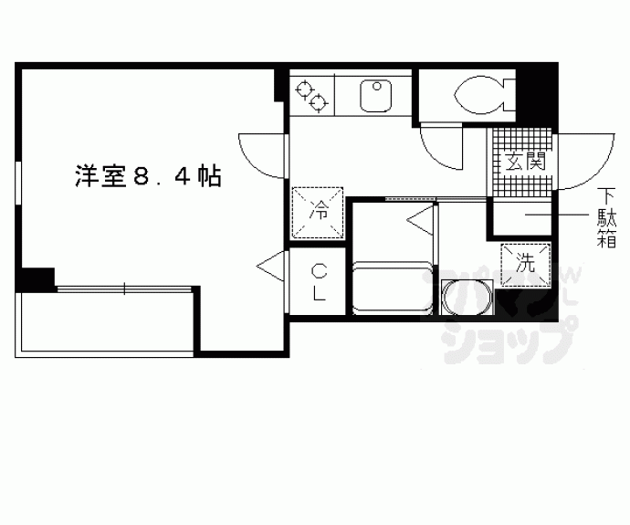 【パレス龍大】間取