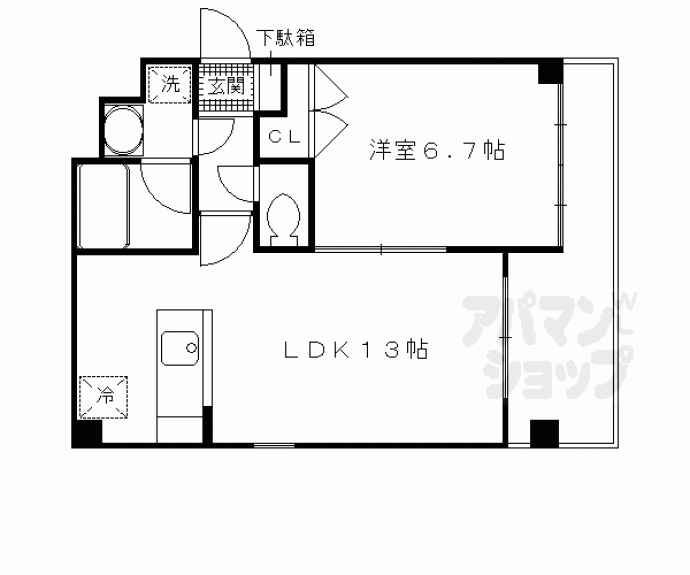 【グランディール松平武蔵】間取