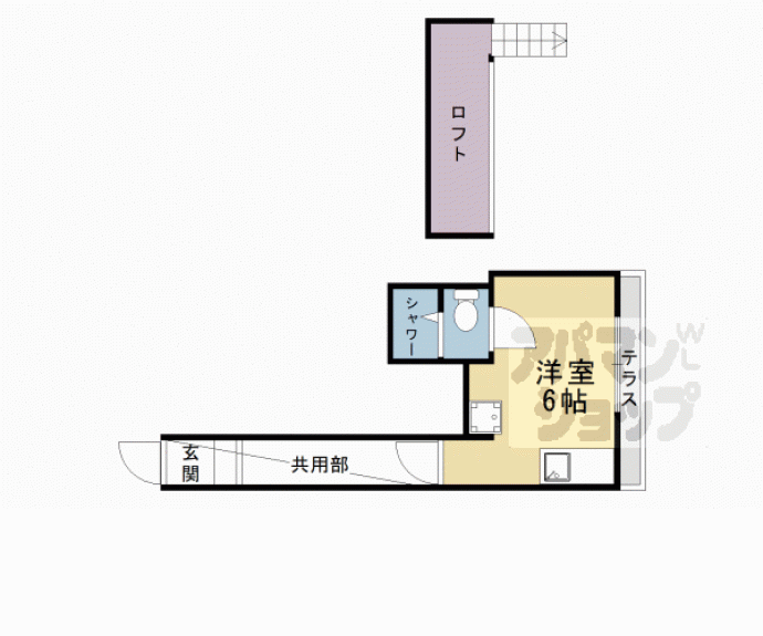 【観月コーポ】間取