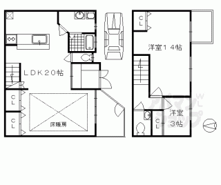 【小松原北町貸家】