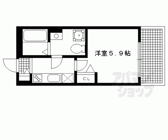 【Ｌａｎｅ深草】間取